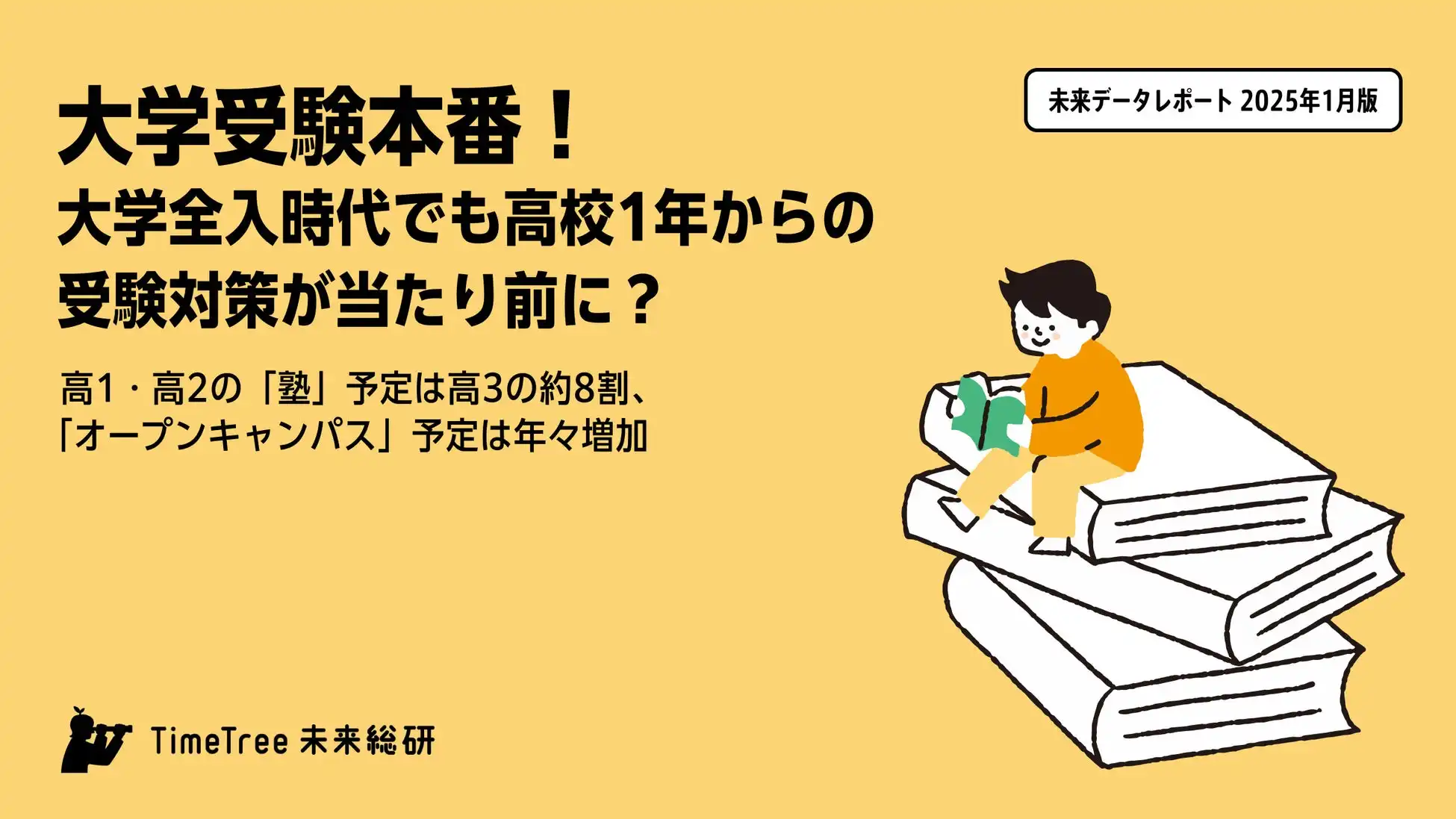 TimeTreeが大学受験動向を分析、高校1年からの受験対策が主流化し奨学金関連予定も増加傾向に